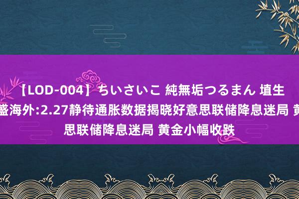 【LOD-004】ちいさいこ 純無垢つるまん 埴生みこ FPG财盛海外:2.27静待通胀数据揭晓好意思联储降息迷局 黄金小幅收跌