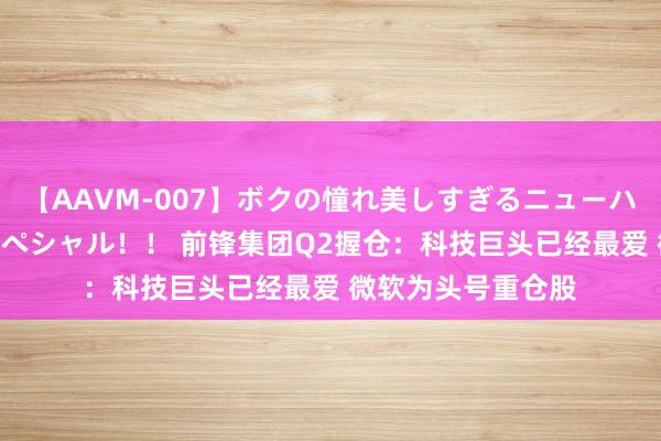 【AAVM-007】ボクの憧れ美しすぎるニューハーフ4時間18人スペシャル！！ 前锋集团Q2握仓：科技巨头已经最爱 微软为头号重仓股