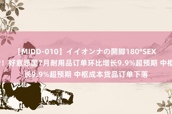 【MIDD-010】イイオンナの開脚180°SEX LISA 飞机订单大增！好意思国7月耐用品订单环比增长9.9%超预期 中枢成本货品订单下落